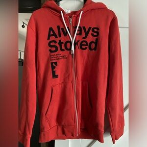 Dutch Bros zip up hoodie